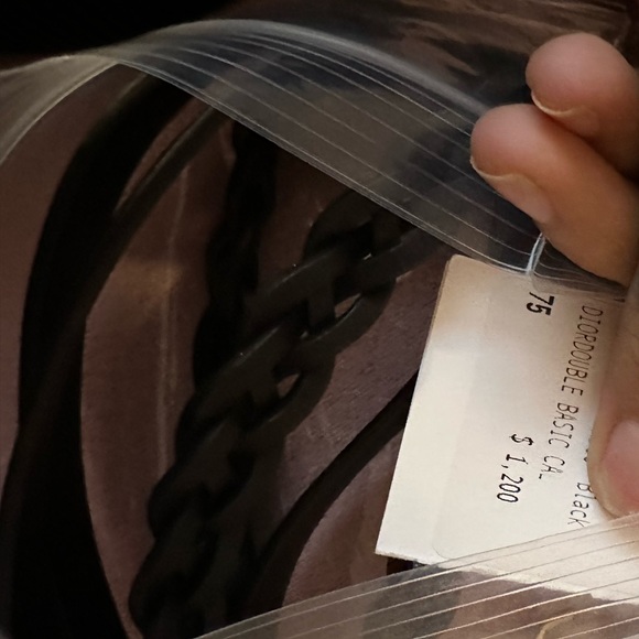 Christian Dior Double Calfskin Belt - NWT- Black Dior belt size 70 - Picture 12 of 14